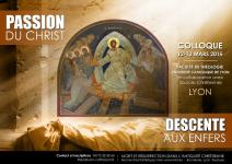 Affiche colloque patristique "Passion du Christ, Descente aux enfers" (Lyon)